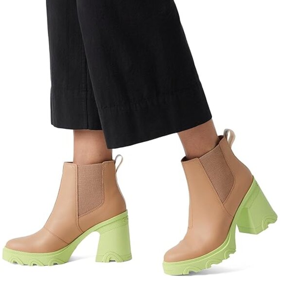 Sorel Shoes - Sorel Brex Chelsea Heeled Boots - Waterproof, Leather (For Women)